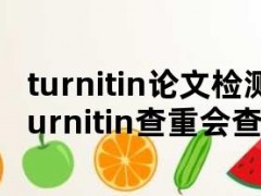 turnitin论文检测官网（turnitin查重会查到中国知网的中文文献吗）